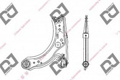 DJ PARTS da1187 -  Рычаг независимой подвески колеса, подвеска колеса